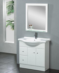White Bathroom Cabinets on White Vanities Are The Pinnacle Of Sleek Modern Bathroom Design