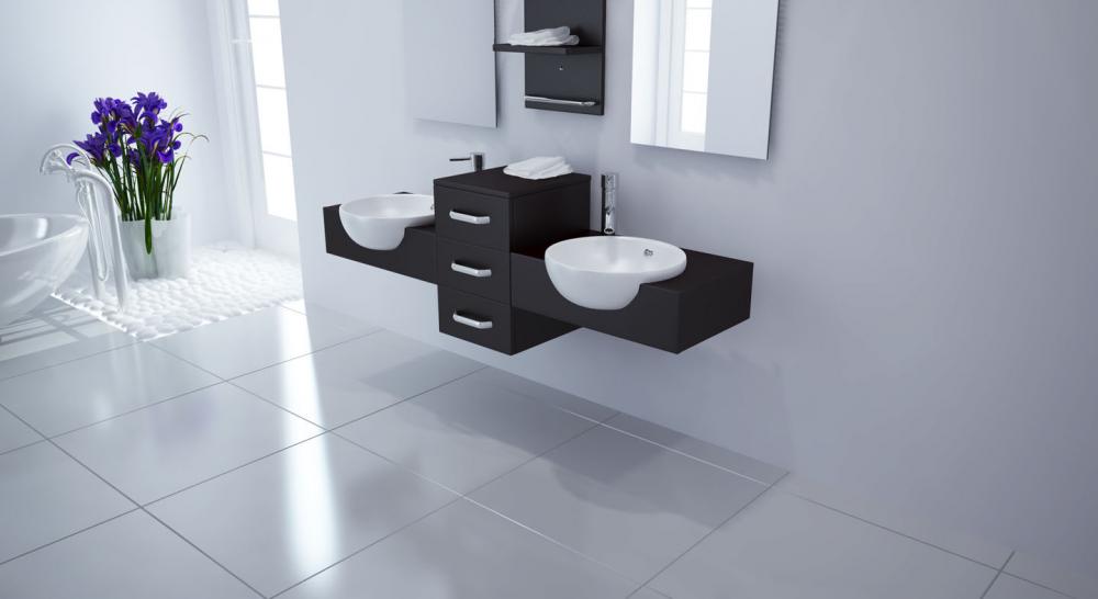 Vanity Of The Week The 59 Modus Wall Mounted Double Vanity