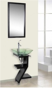 Capistrano vanity in black finish