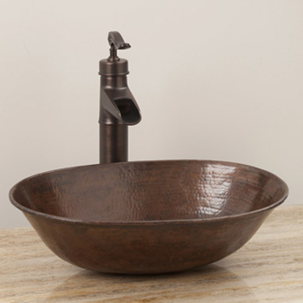 Stafford Vessel Faucet - Weathered Copper Stafford Vessel Faucet - Weathered Copper