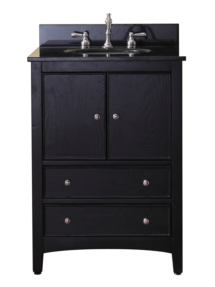 25" Lorenzo Vanity in Ebony 25" Lorenzo Vanity in Ebony