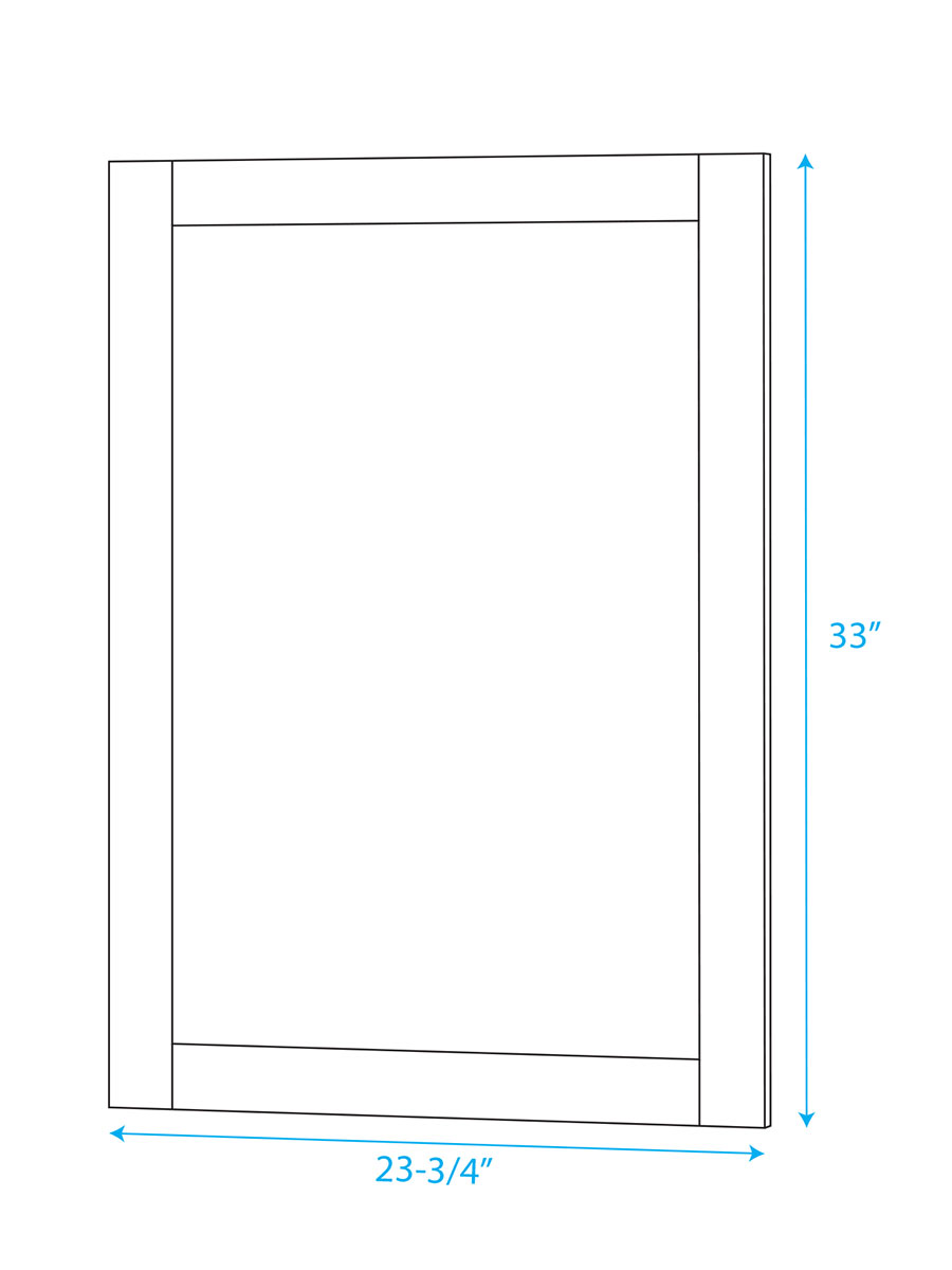 Included Mirror - Dimensions Included Mirror - Dimensions