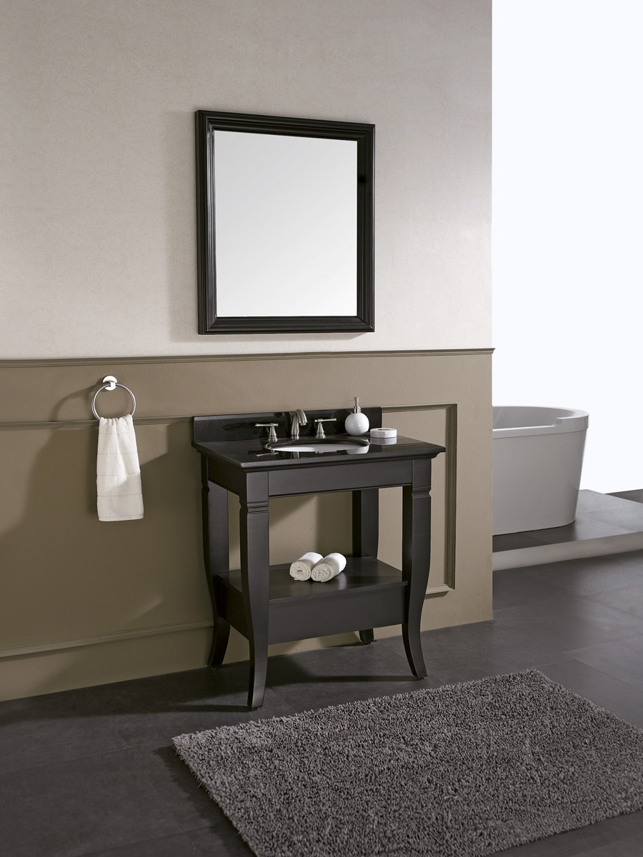 30" Carrara Single Vanity - With optional mirror