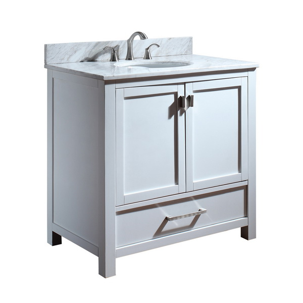 36" Toscana Vanity in White 36" Toscana Vanity in White
