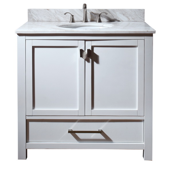 36" Toscana Vanity in White 36" Toscana Vanity in White