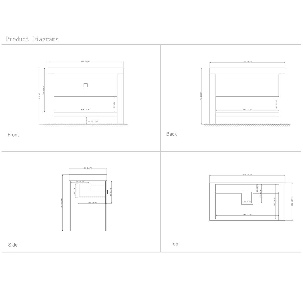 Dimensions Dimensions