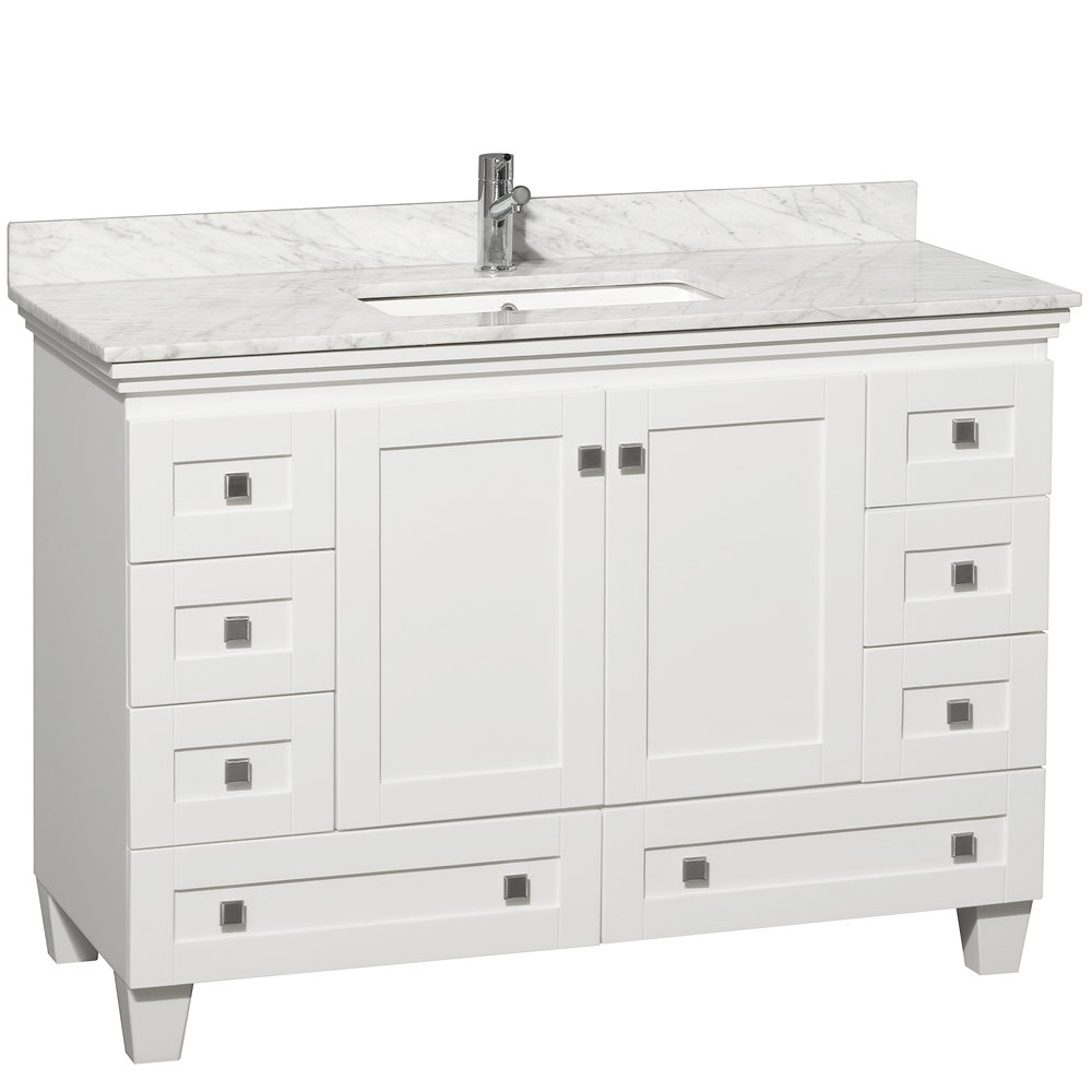 48" Acclaim Single Bath Vanity White