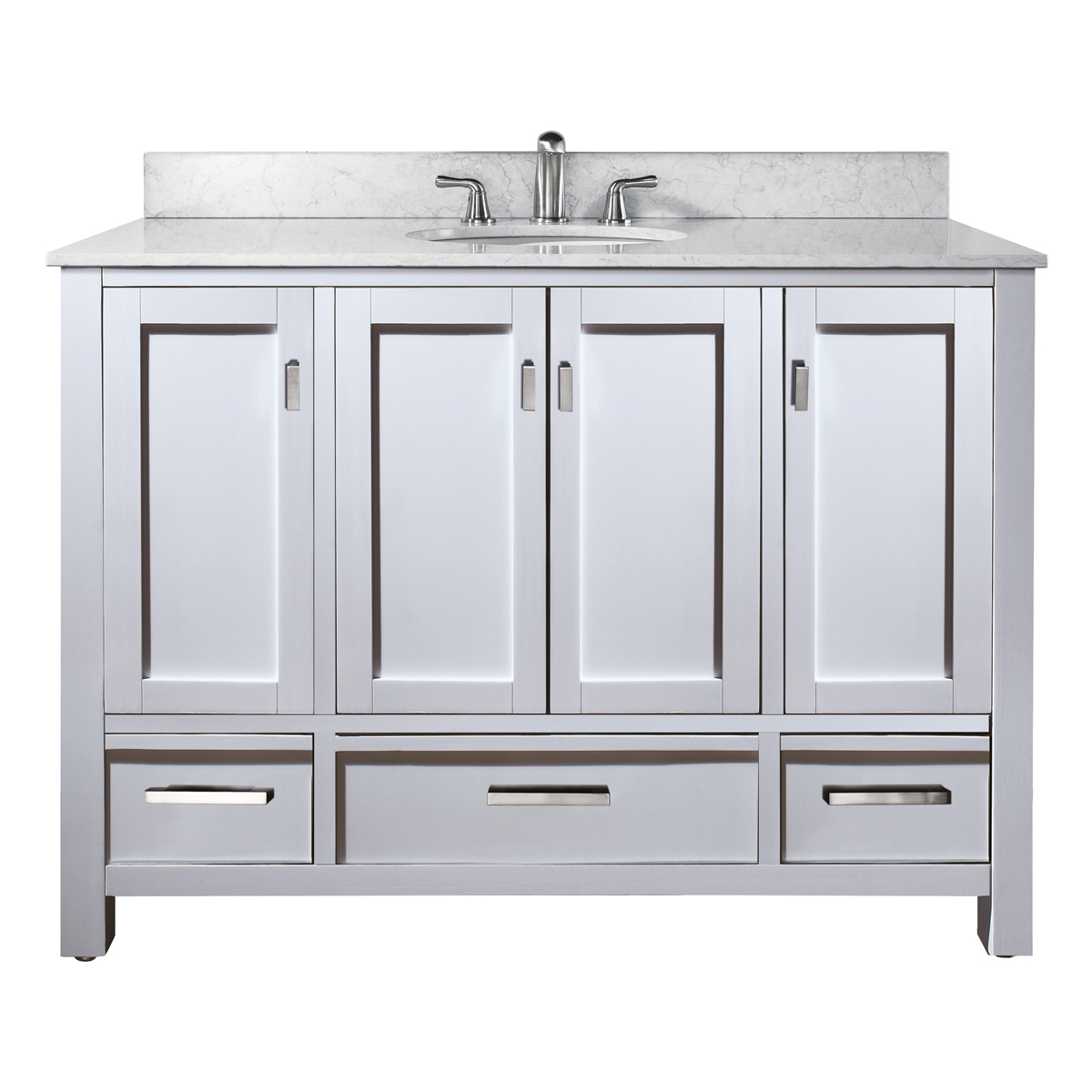 48" Toscana Vanity in White 48" Toscana Vanity in White