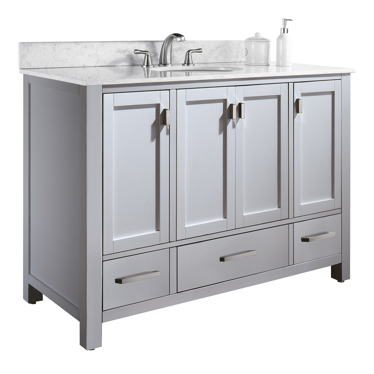 48" Toscana Vanity in White 48" Toscana Vanity in White