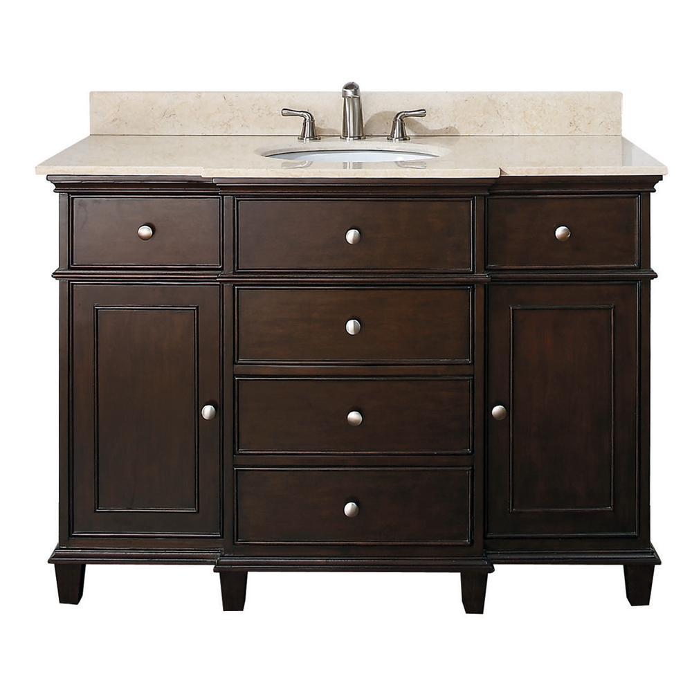 49" Cesarina Single Vanity in Walnut 49" Cesarina Single Vanity in Walnut