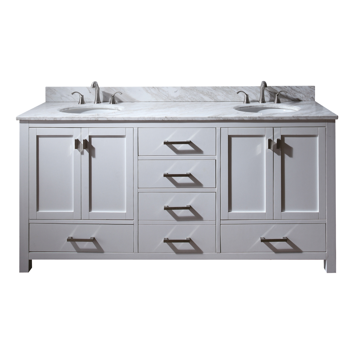 72" Toscana Double Vanity in White 72" Toscana Double Vanity in White