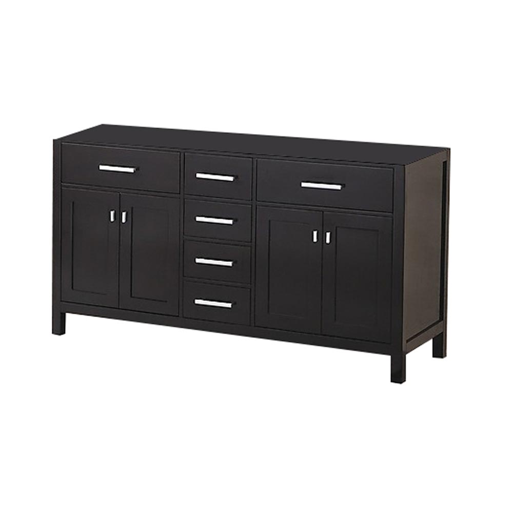 61" London Double Vanity - cabinet only