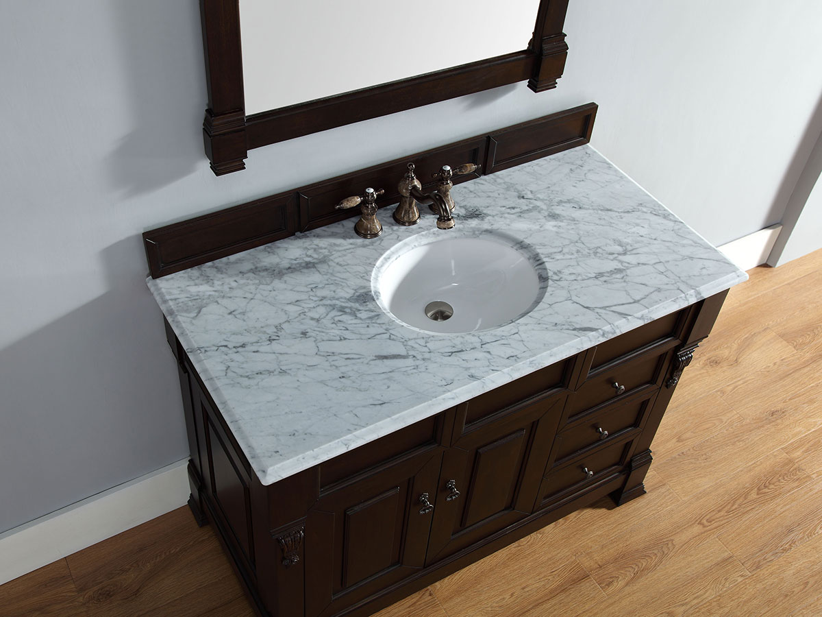 White Carrera Stone Top White Carrera Stone Top