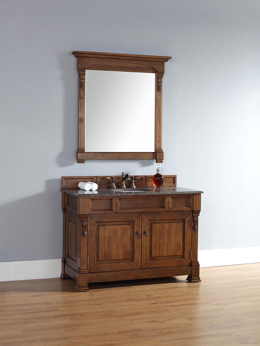 Shown with Tropical Brown Granite Top Shown with Tropical Brown Granite Top