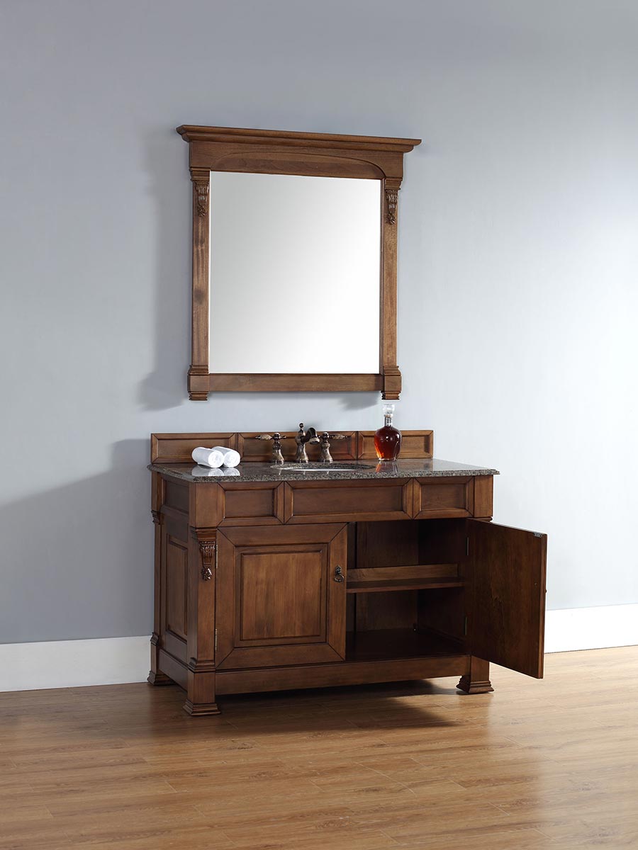 Shown with Tropical Brown Granite Top Shown with Tropical Brown Granite Top