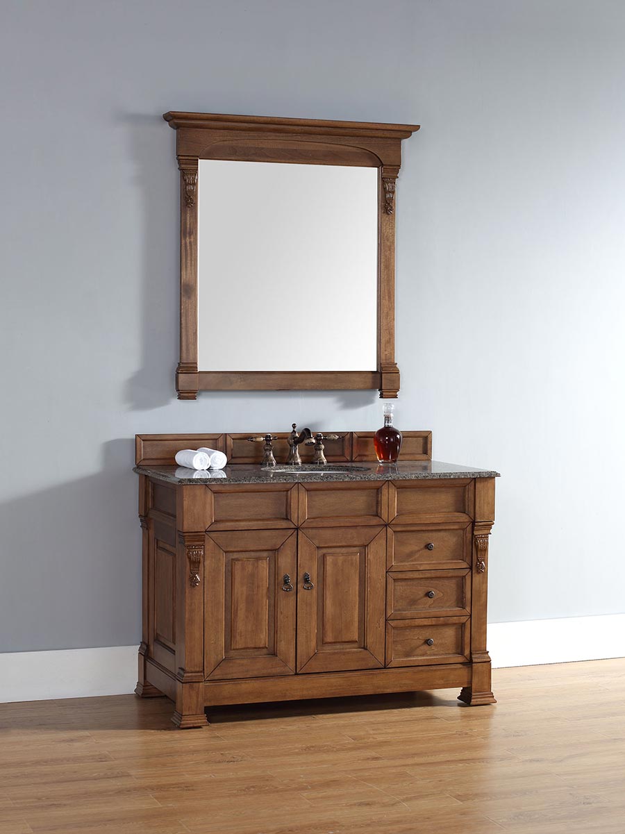Shown with Tropical Brown Granite Top Shown with Tropical Brown Granite Top