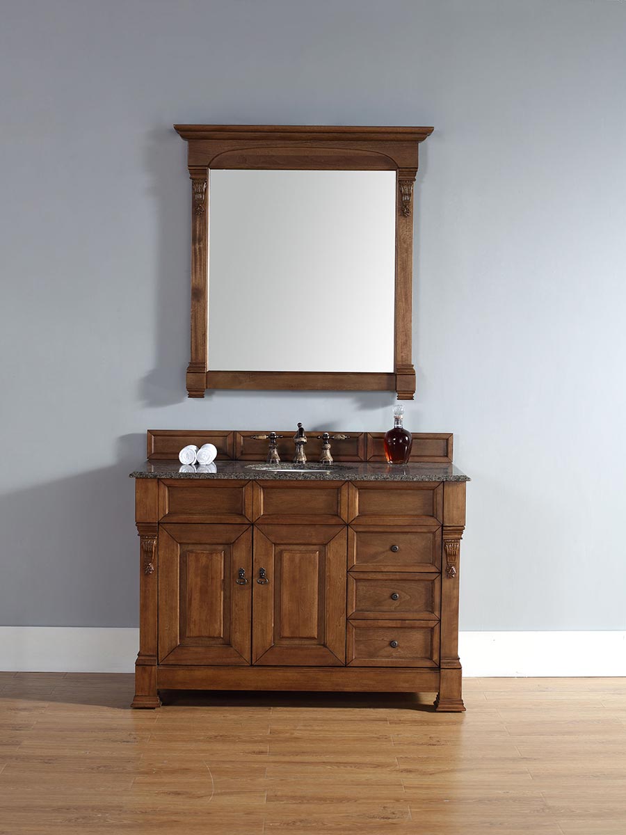 Shown with Tropical Brown Granite Top Shown with Tropical Brown Granite Top