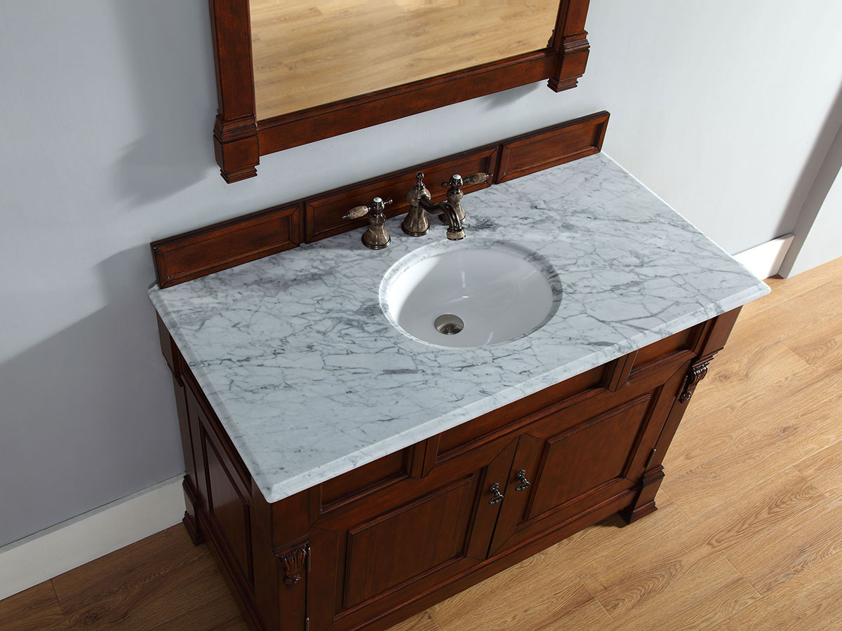 White Carrera Stone Top White Carrera Stone Top