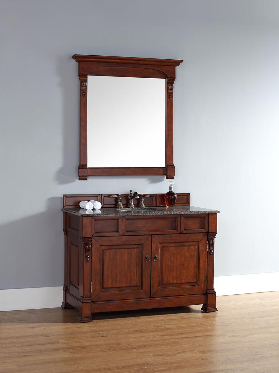 Shown with Tropical Brown Granite Top Shown with Tropical Brown Granite Top