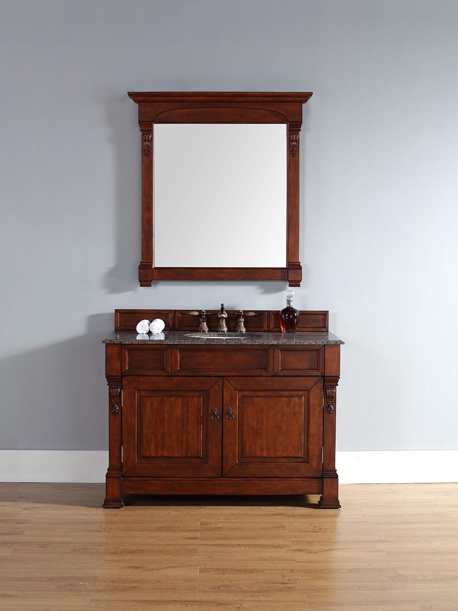 Shown with Tropical Brown Granite Top Shown with Tropical Brown Granite Top