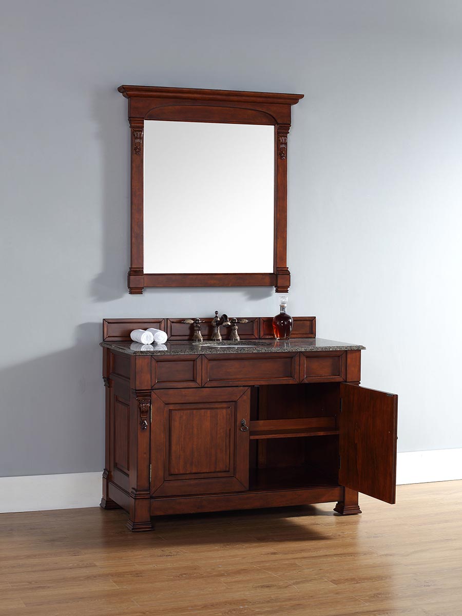 Shown with Tropical Brown Granite Top Shown with Tropical Brown Granite Top