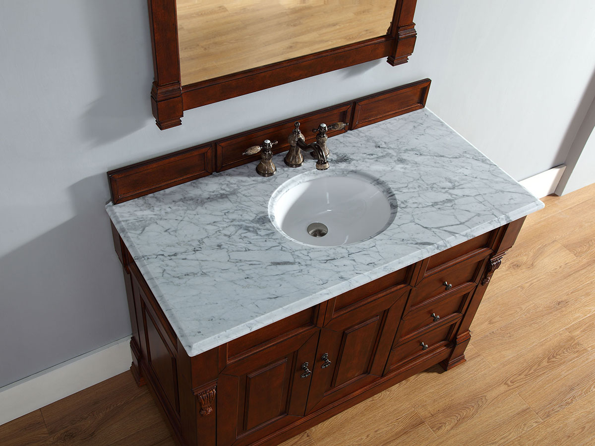White Carrera Stone Top White Carrera Stone Top