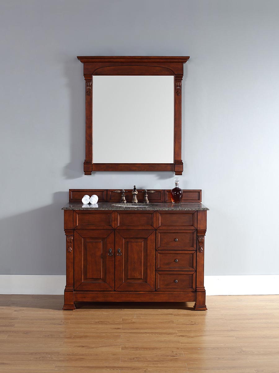 Shown with Tropical Brown Granite Top Shown with Tropical Brown Granite Top