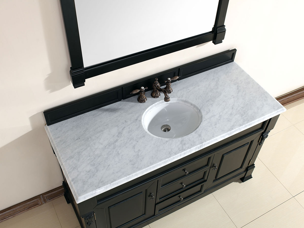 White Carrera Stone Top White Carrera Stone Top