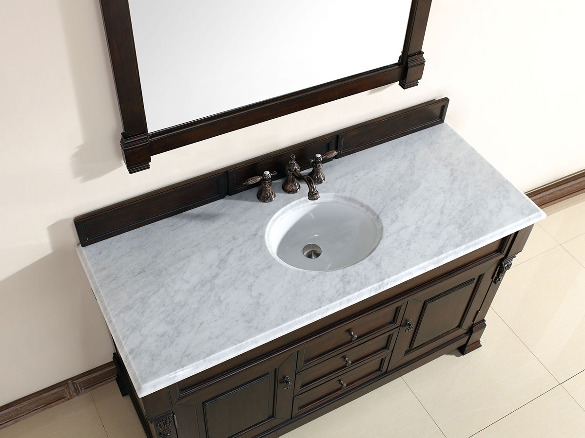 White Carrera Stone Top White Carrera Stone Top