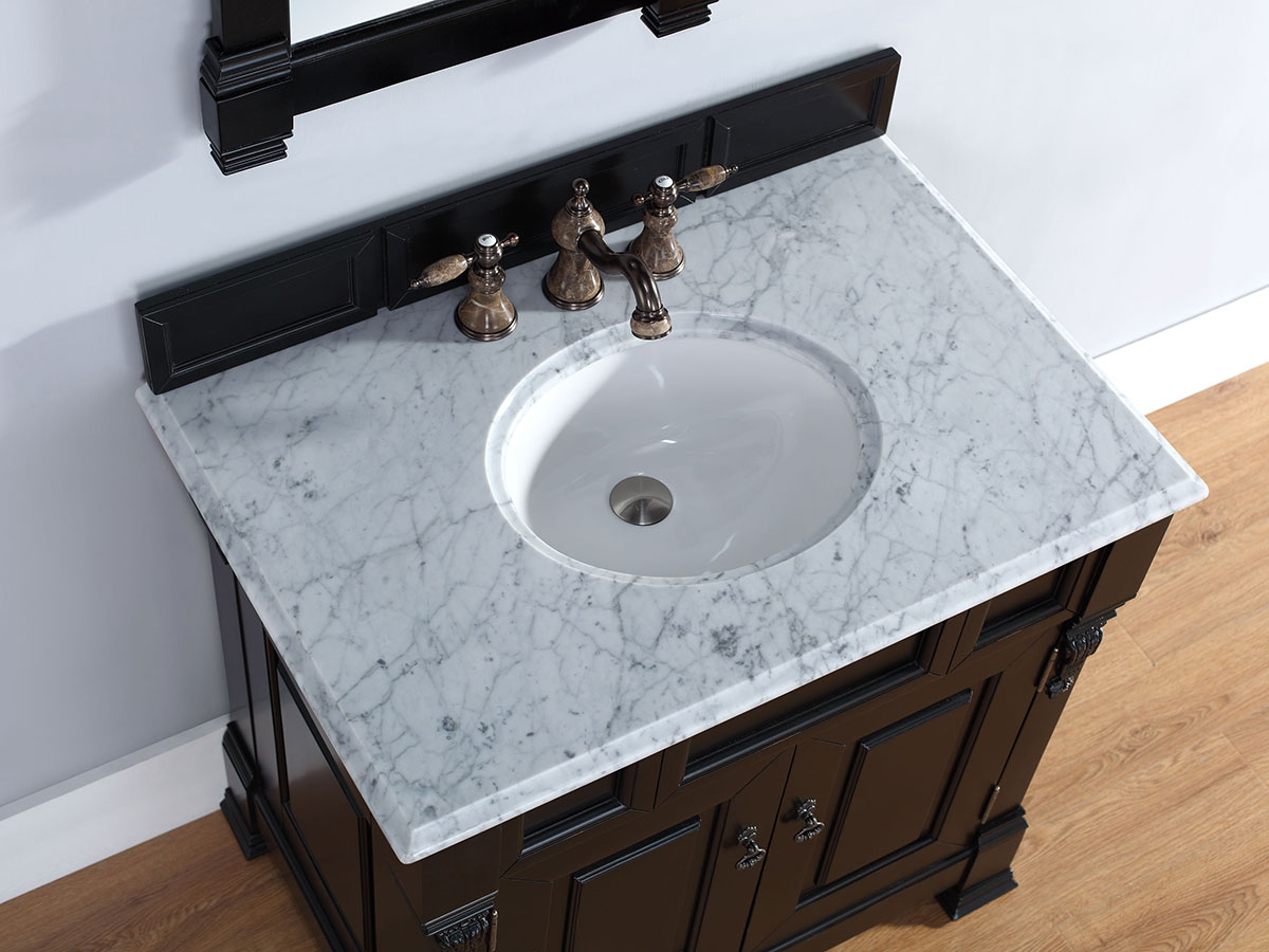 White Carrera Stone Top White Carrera Stone Top