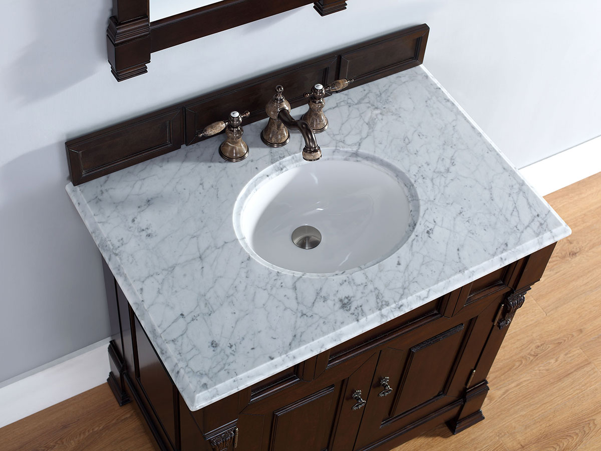 White Carrera Stone Top White Carrera Stone Top