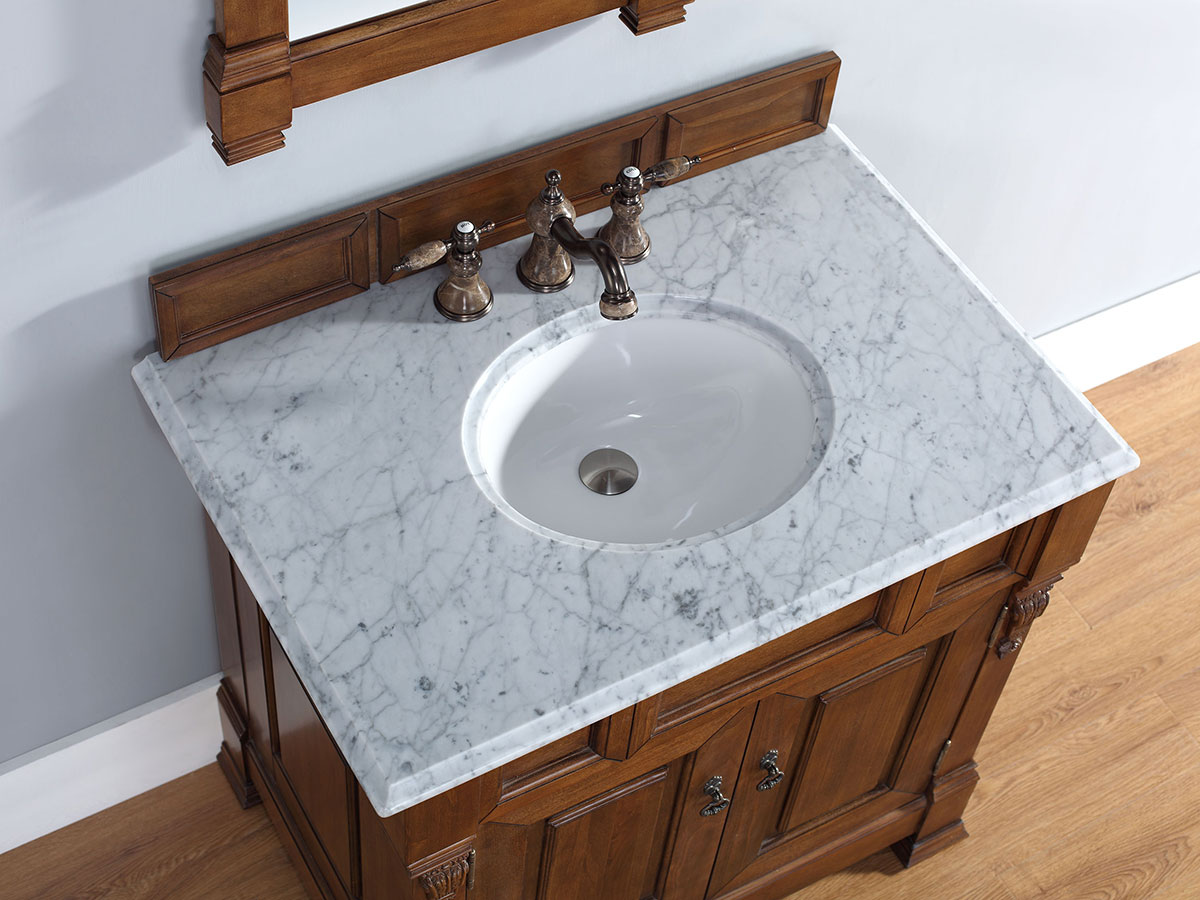 White Carrera Stone Top White Carrera Stone Top