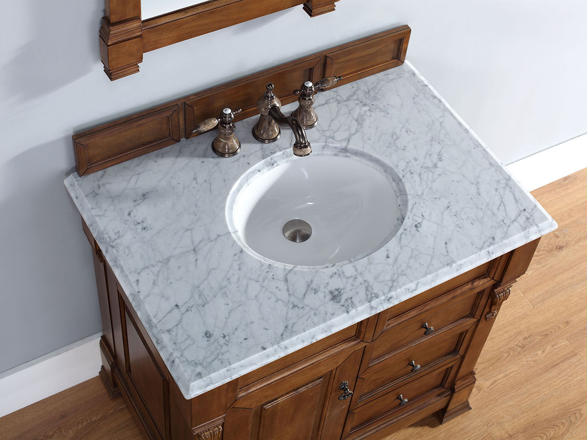 White Carrera Stone Top White Carrera Stone Top