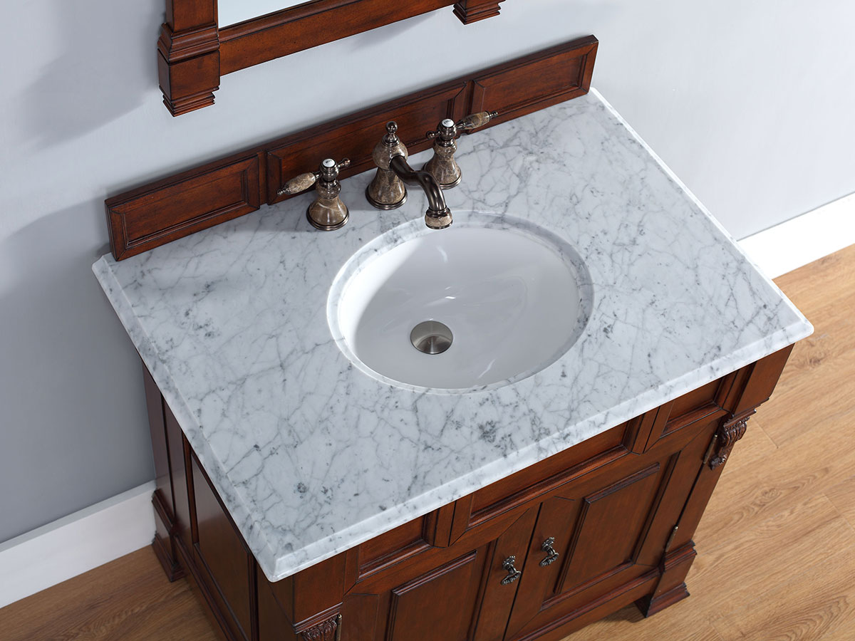 White Carrera Stone Top White Carrera Stone Top