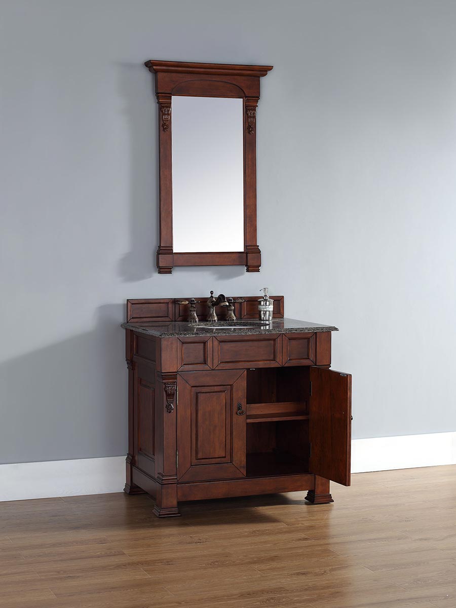 Shown with Tropical Brown Granite Top Shown with Tropical Brown Granite Top