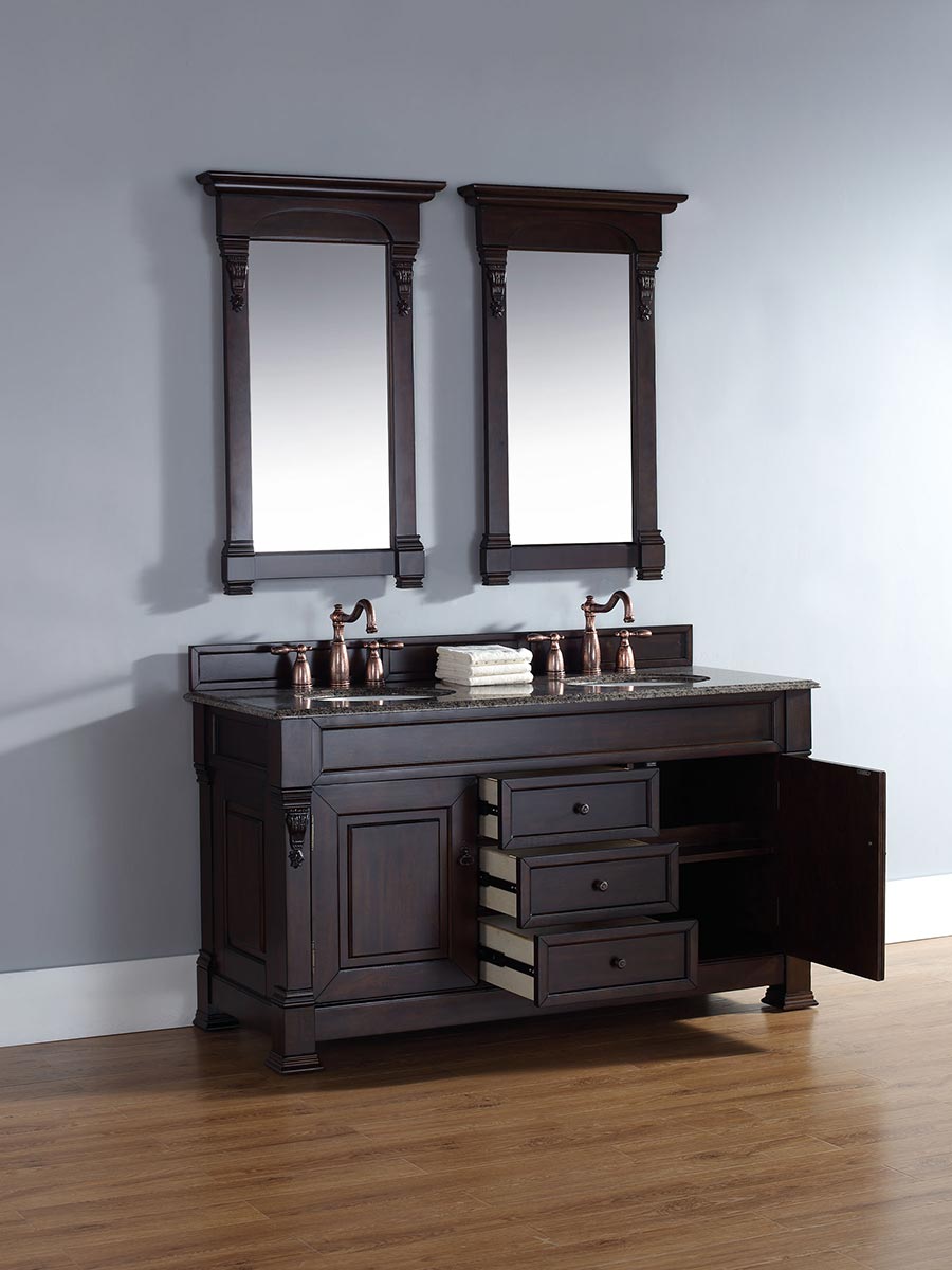 Shown with Tropical Brown Granite Top Shown with Tropical Brown Granite Top