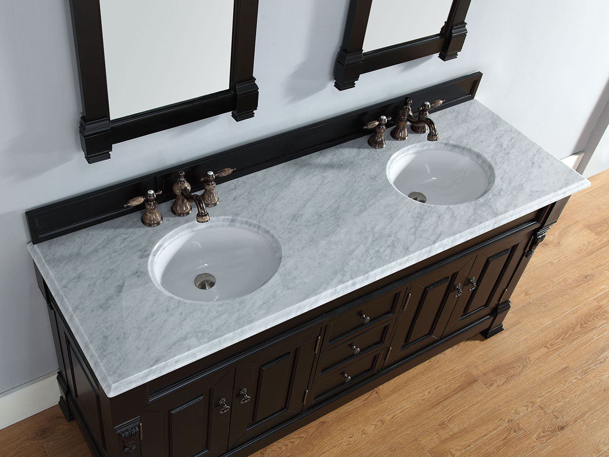 White Carrera Stone Top White Carrera Stone Top
