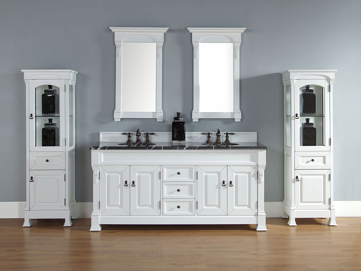 Shown with Optional Linen Cabinet and Mirrors Shown with Optional Linen Cabinet and Mirrors