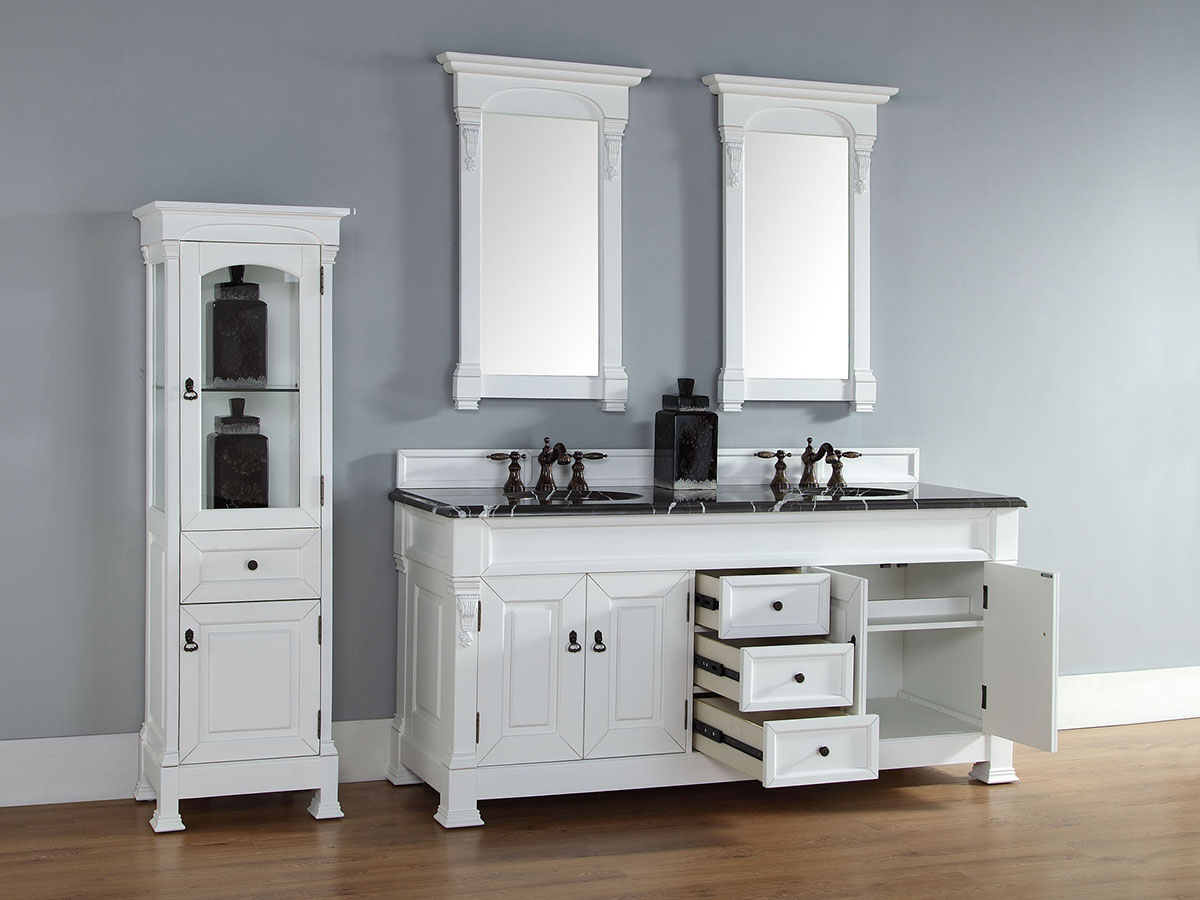 Shown with Optional Linen Cabinet and Mirrors Shown with Optional Linen Cabinet and Mirrors