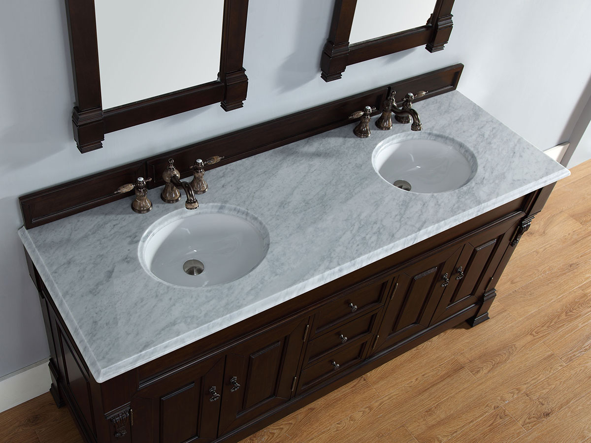White Carrera Stone Top White Carrera Stone Top