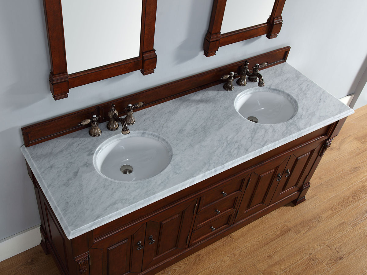 White Carrera Stone Top White Carrera Stone Top