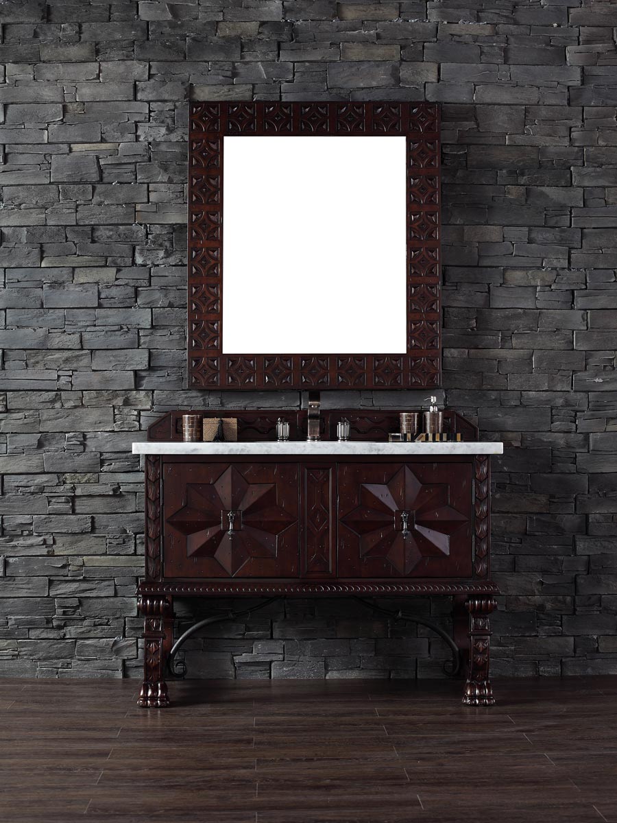 Shown with White Carrera Marble Top Shown with White Carrera Marble Top