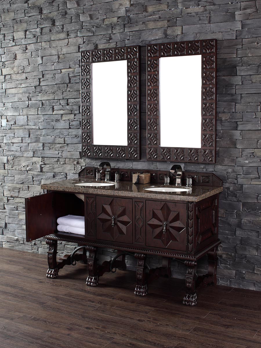 Shown with Tropical Brown Granite Top Shown with Tropical Brown Granite Top