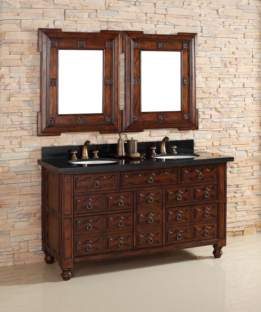 Shown with Absolute Black (Polished) Stone Top (backsplash shown is not available) Shown with Absolute Black (Polished) Stone Top (backsplash shown is not available)