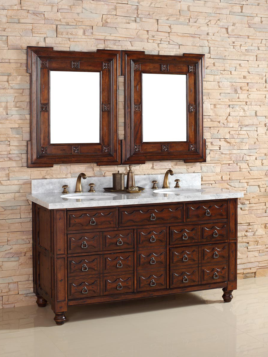 Shown with White Carrera Marble Top (Backsplash shown is not available) Shown with White Carrera Marble Top (Backsplash shown is not available)