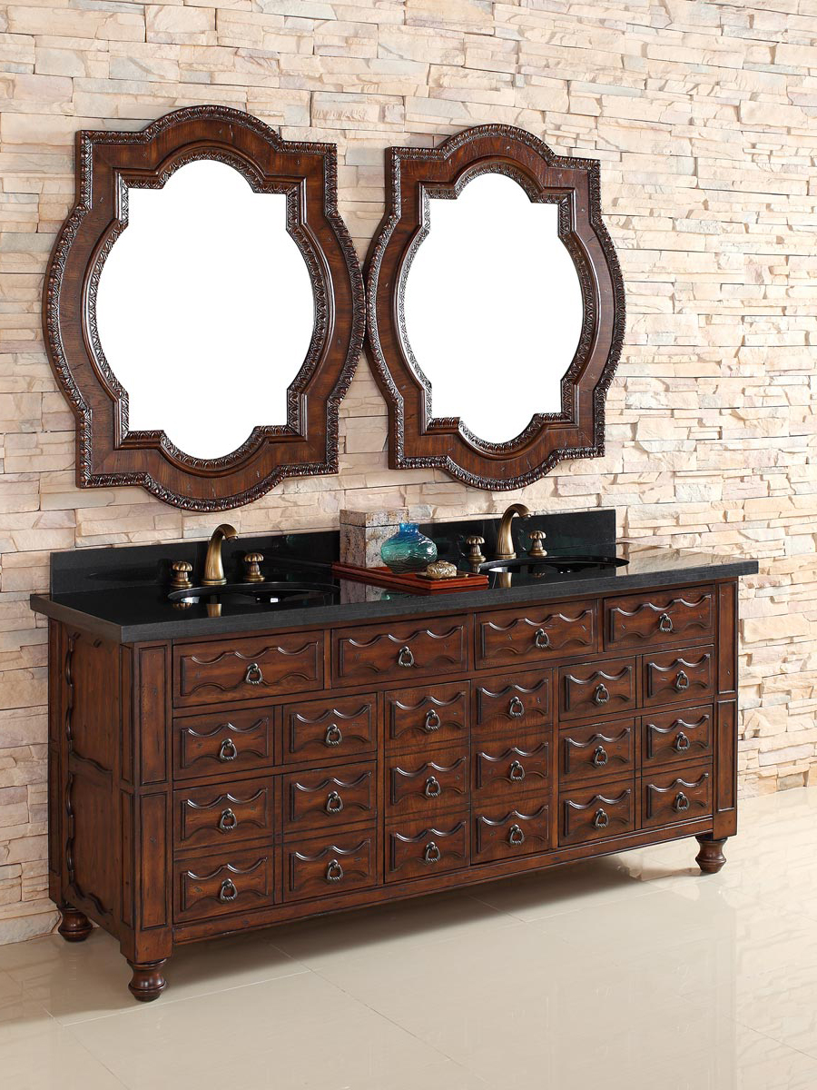 Shown with Absolute Black (Polished) Stone Top (backsplash shown is not available) Shown with Absolute Black (Polished) Stone Top (backsplash shown is not available)