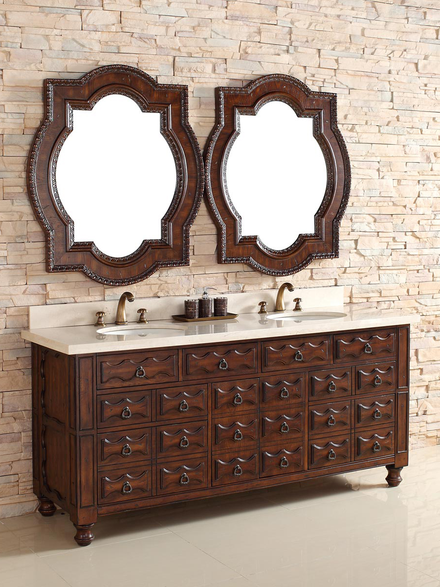 Shown with Galala Beige Marble Top (Backsplash shown is not available) Shown with Galala Beige Marble Top (Backsplash shown is not available)