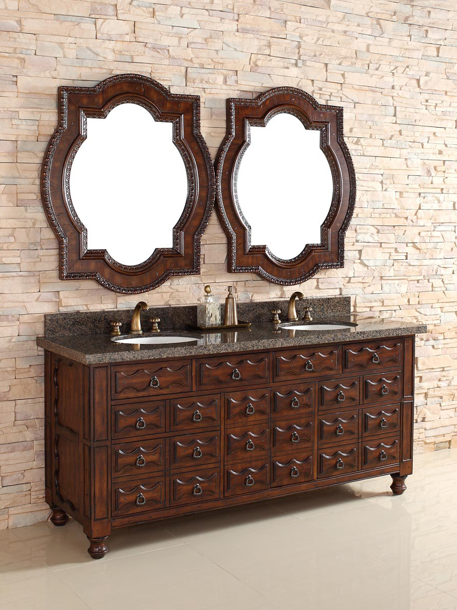 Shown with Tropical Brown Granite Top Shown with Tropical Brown Granite Top
