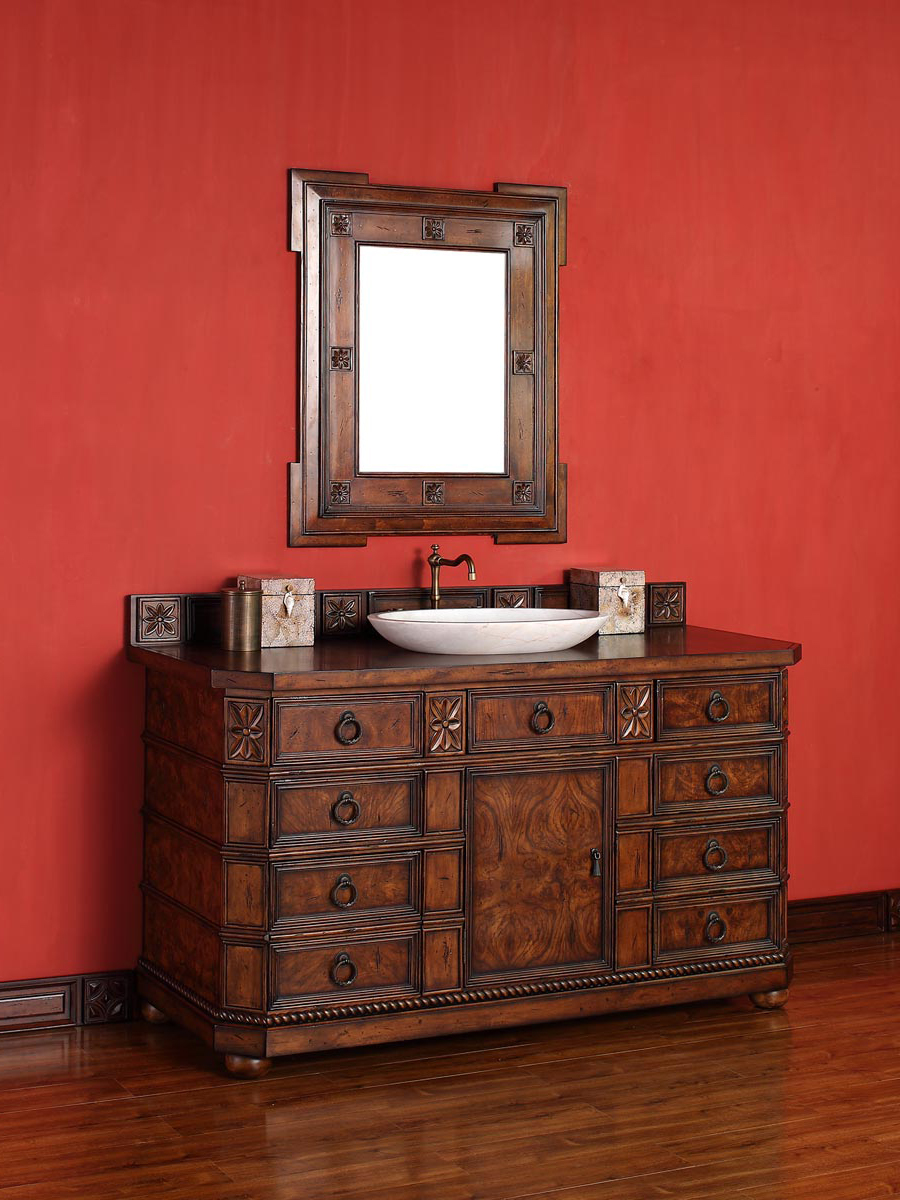 Shown with Wood Top (Vessel Sink Shown Not Included) Shown with Wood Top (Vessel Sink Shown Not Included)