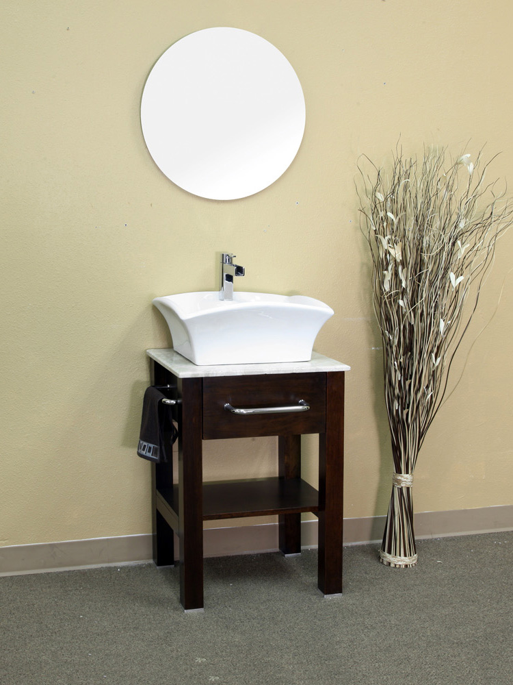 24 25 Clearwater Single Vessel Sink Vanity Bathgems com 24 25 Clearwater Single Vessel Sink Vanity Bathgems com